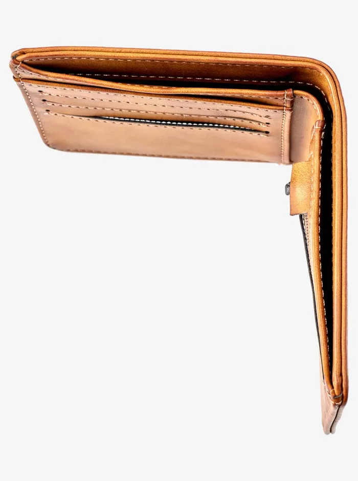 Quiksilver Slim Rays BiFold Wallet Chocolate Brown Mens Wallets