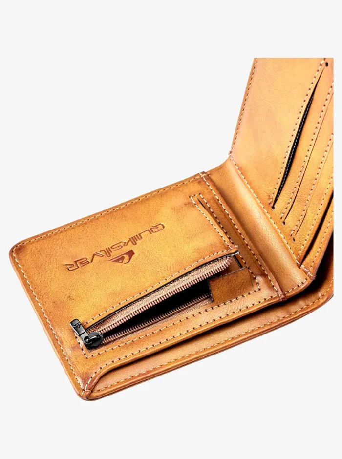 Quiksilver Slim Rays BiFold Wallet Chocolate Brown Mens Wallets