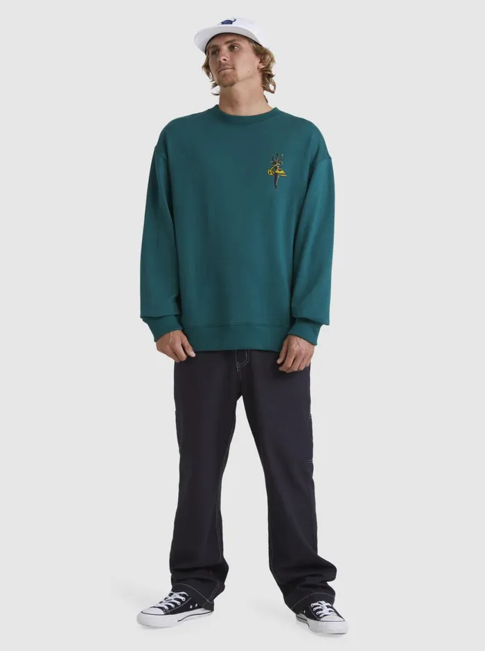 Quiksilver Sof Sweatshirt Smoke Pine Mens Sweatshirts and Hoodies Quiksilver Sof Sweatshirt Smoke Pine Mens Sweatshirts and Hoodies