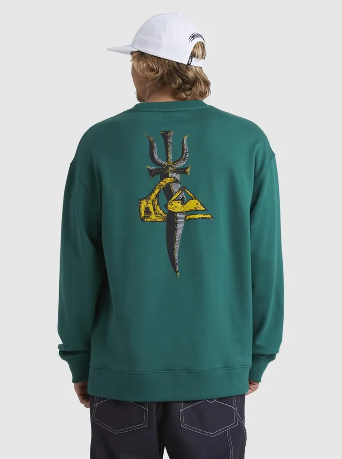 Quiksilver Sof Sweatshirt Smoke Pine Mens Sweatshirts and Hoodies Quiksilver Sof Sweatshirt Smoke Pine Mens Sweatshirts and Hoodies