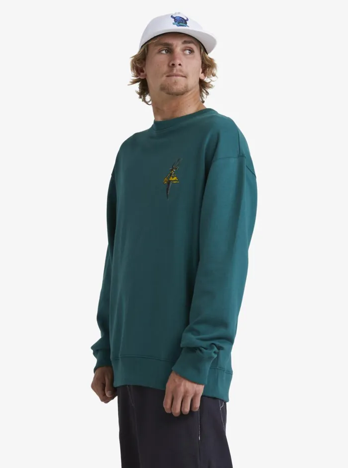 Quiksilver Sof Sweatshirt Smoke Pine Mens Sweatshirts and Hoodies Quiksilver Sof Sweatshirt Smoke Pine Mens Sweatshirts and Hoodies