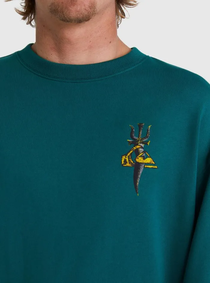 Quiksilver Sof Sweatshirt Smoke Pine Mens Sweatshirts and Hoodies Quiksilver Sof Sweatshirt Smoke Pine Mens Sweatshirts and Hoodies