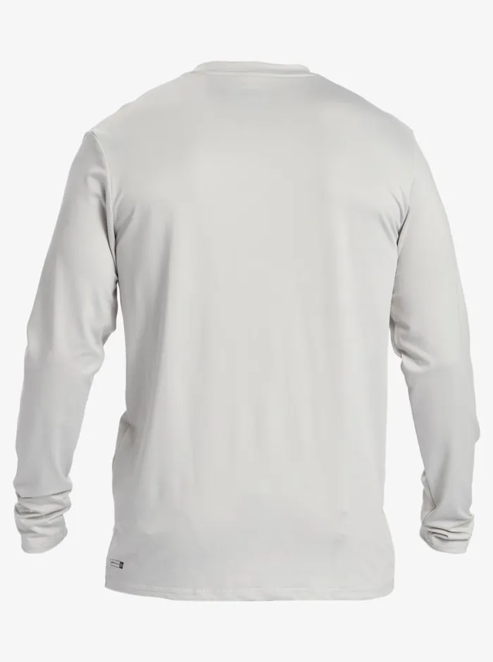 Quiksilver Solid Streak Long Sleeve UPF 50 Surf Tee Gray Violet Mens Rashguards Quiksilver Solid Streak Long Sleeve UPF 50 Surf Tee Gray Violet Mens Rashguards