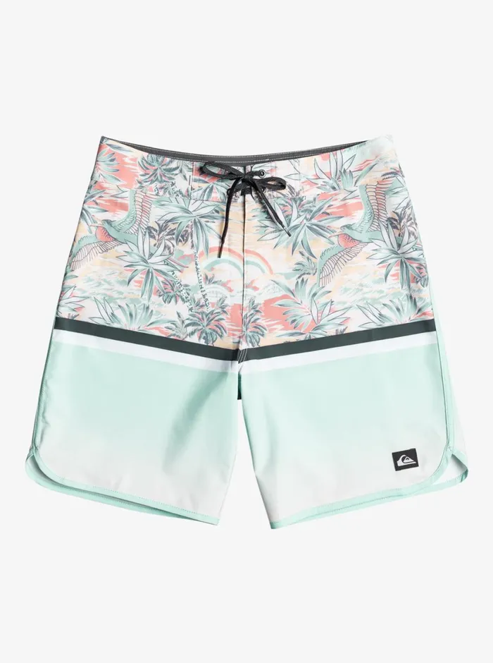 Quiksilver Surfsilk Division Scallop 19034 Boardshorts Sky Blue Mens Boardshorts Quiksilver Surfsilk Division Scallop 19034 Boardshorts Sky Blue Mens Boardshorts