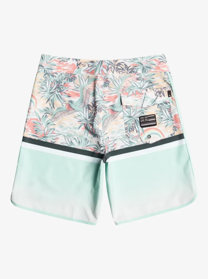 Quiksilver Surfsilk Division Scallop 19034 Boardshorts Sky Blue Mens Boardshorts Quiksilver Surfsilk Division Scallop 19034 Boardshorts Sky Blue Mens Boardshorts