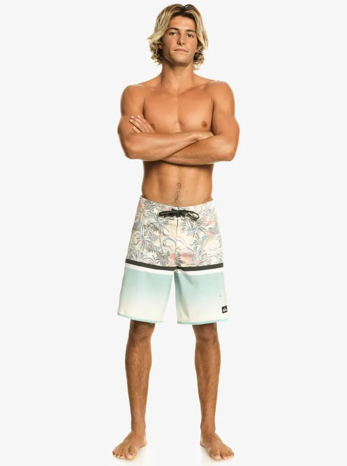 Quiksilver Surfsilk Division Scallop 19034 Boardshorts Sky Blue Mens Boardshorts Quiksilver Surfsilk Division Scallop 19034 Boardshorts Sky Blue Mens Boardshorts