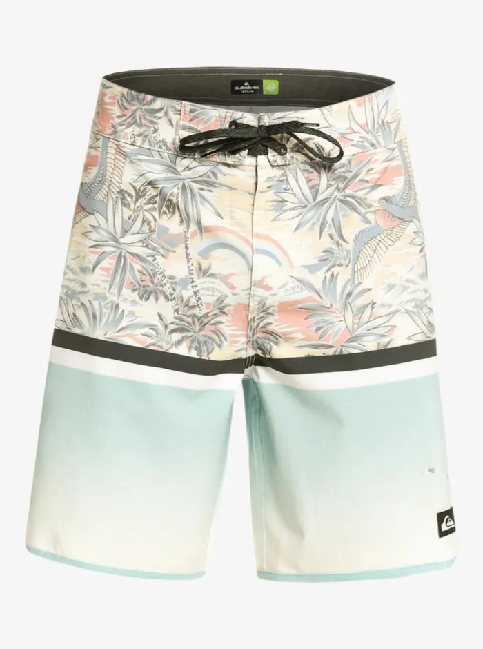 Quiksilver Surfsilk Division Scallop 19034 Boardshorts Sky Blue Mens Boardshorts Quiksilver Surfsilk Division Scallop 19034 Boardshorts Sky Blue Mens Boardshorts