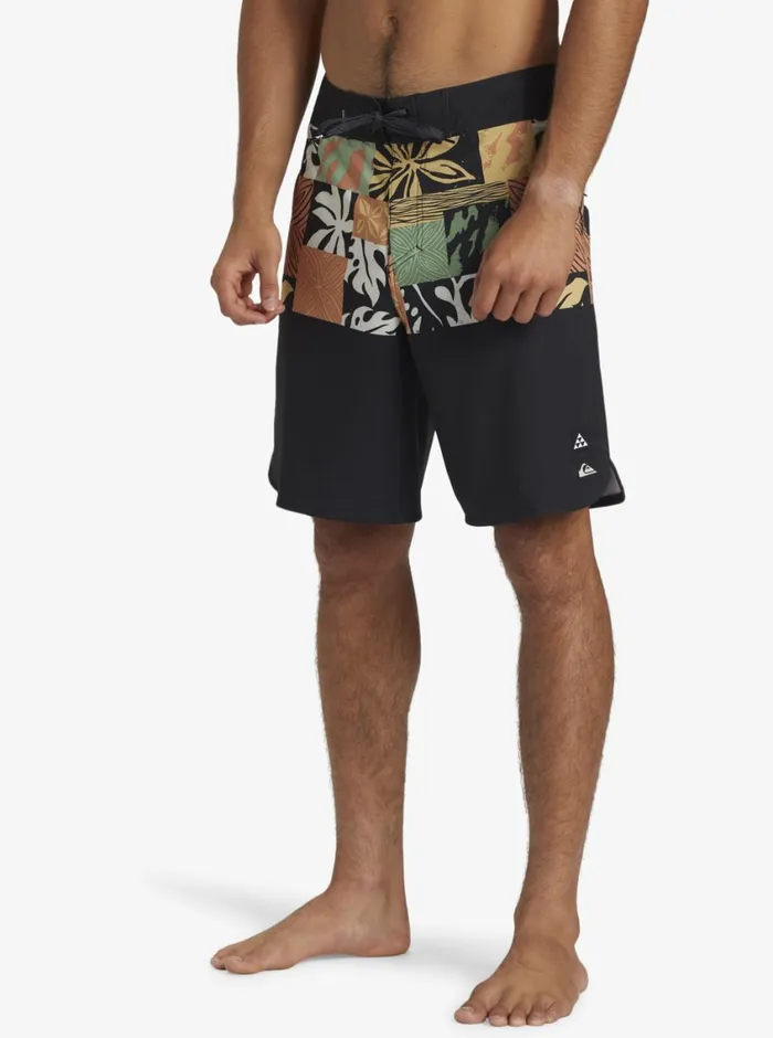 Quiksilver Surfsilk Hawaii Blocked 19034 Boardshorts Black Mens Boardshorts Quiksilver Surfsilk Hawaii Blocked 19034 Boardshorts Black Mens Boardshorts