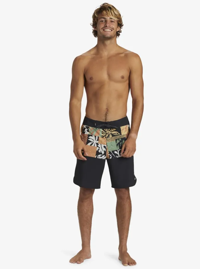 Quiksilver Surfsilk Hawaii Blocked 19034 Boardshorts Black Mens Boardshorts Quiksilver Surfsilk Hawaii Blocked 19034 Boardshorts Black Mens Boardshorts