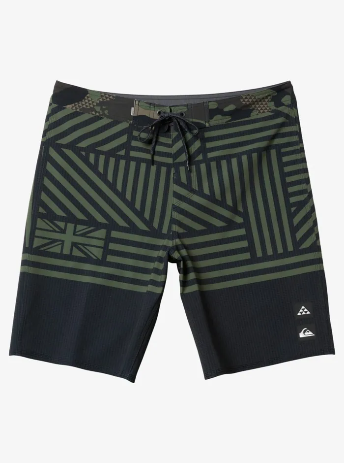 Quiksilver Surfsilk Hawaii Flag 20034 Boardshorts Black Mens Shorts and Amphibians Quiksilver Surfsilk Hawaii Flag 20034 Boardshorts Black Mens Shorts and Amphibians