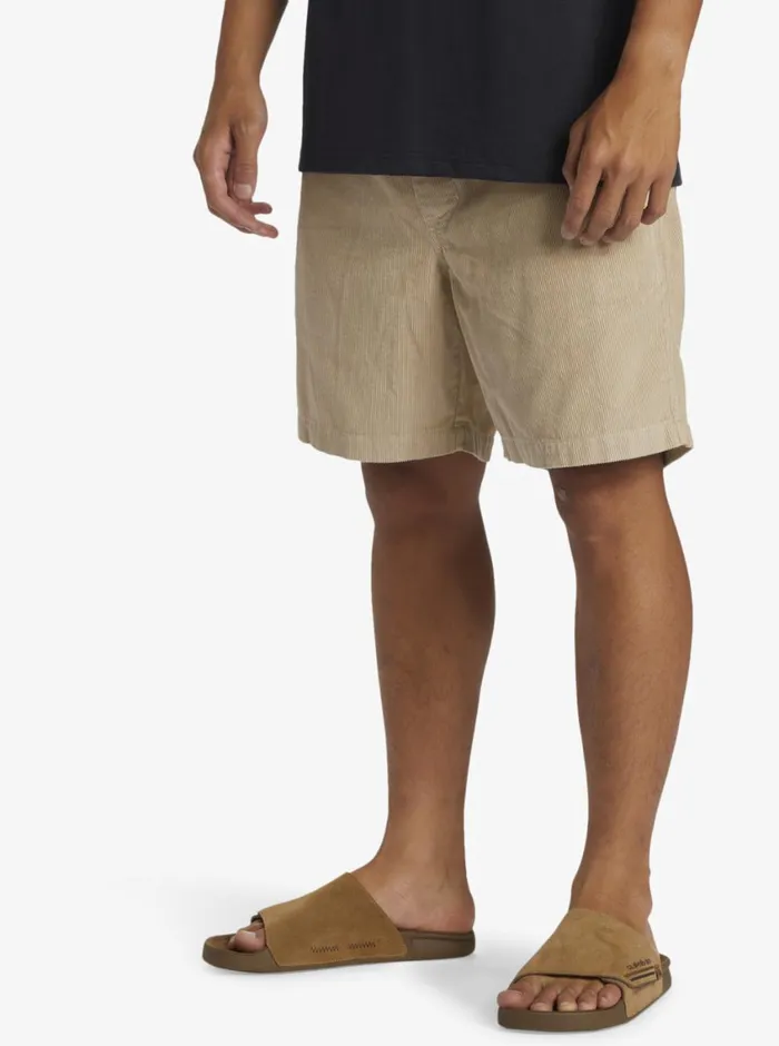 Quiksilver Taxer Corduroy Shorts Plaza Taupe Mens Shorts and Amphibians Quiksilver Taxer Corduroy Shorts Plaza Taupe Mens Shorts and Amphibians