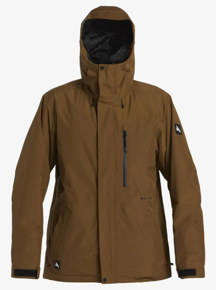 Quiksilver X Saturdays NYC Technical Snow Jacket Sepia Mens Snow Jackets Quiksilver X Saturdays NYC Technical Snow Jacket Sepia Mens Snow Jackets