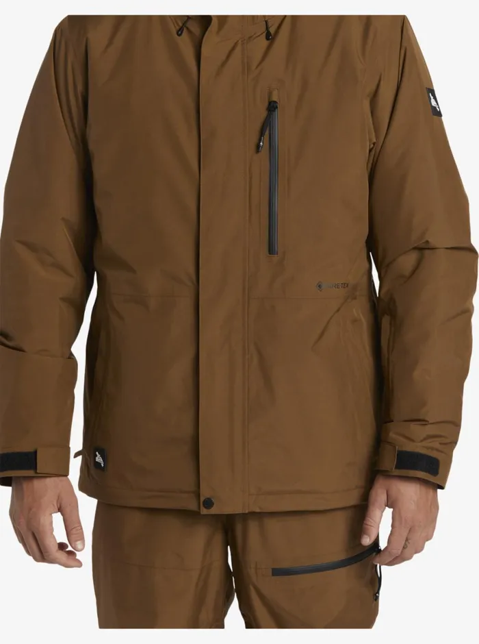 Quiksilver X Saturdays NYC Technical Snow Jacket Sepia Mens Snow Jackets Quiksilver X Saturdays NYC Technical Snow Jacket Sepia Mens Snow Jackets