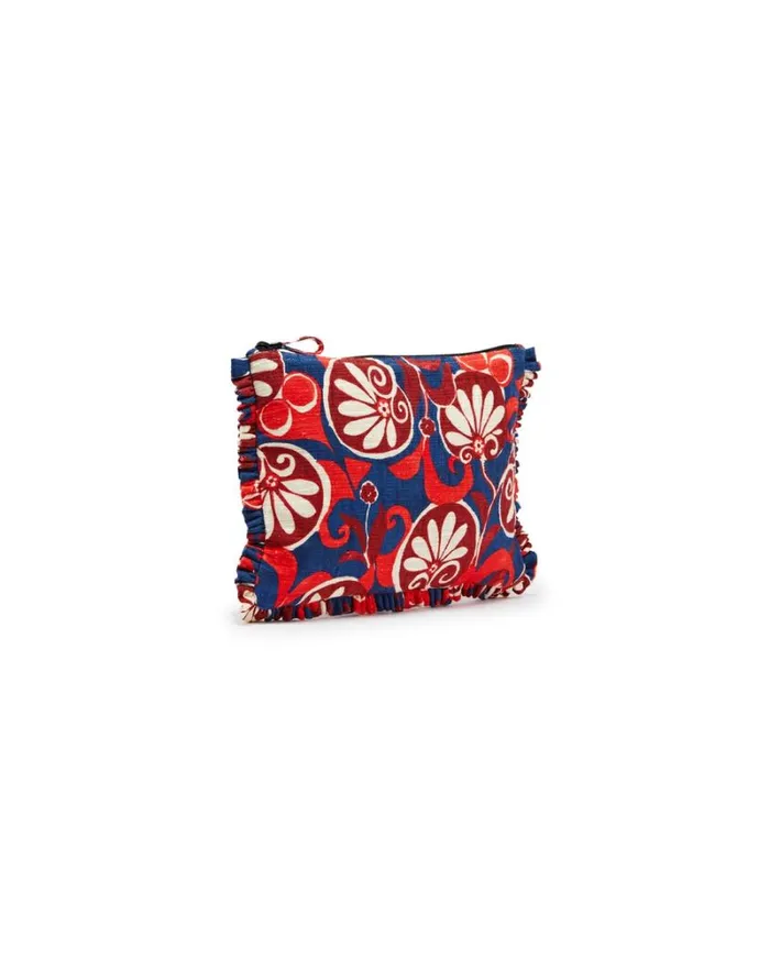 Ready To Wear Bags and Pochettes La Double J Hand Pochette Moonflower Navy Ready To Wear Bags and Pochettes La Double J Hand Pochette Moonflower Navy