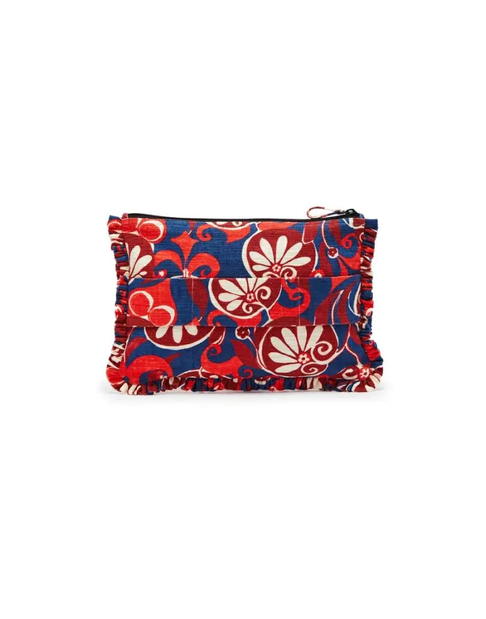 Ready To Wear Bags and Pochettes La Double J Hand Pochette Moonflower Navy Ready To Wear Bags and Pochettes La Double J Hand Pochette Moonflower Navy