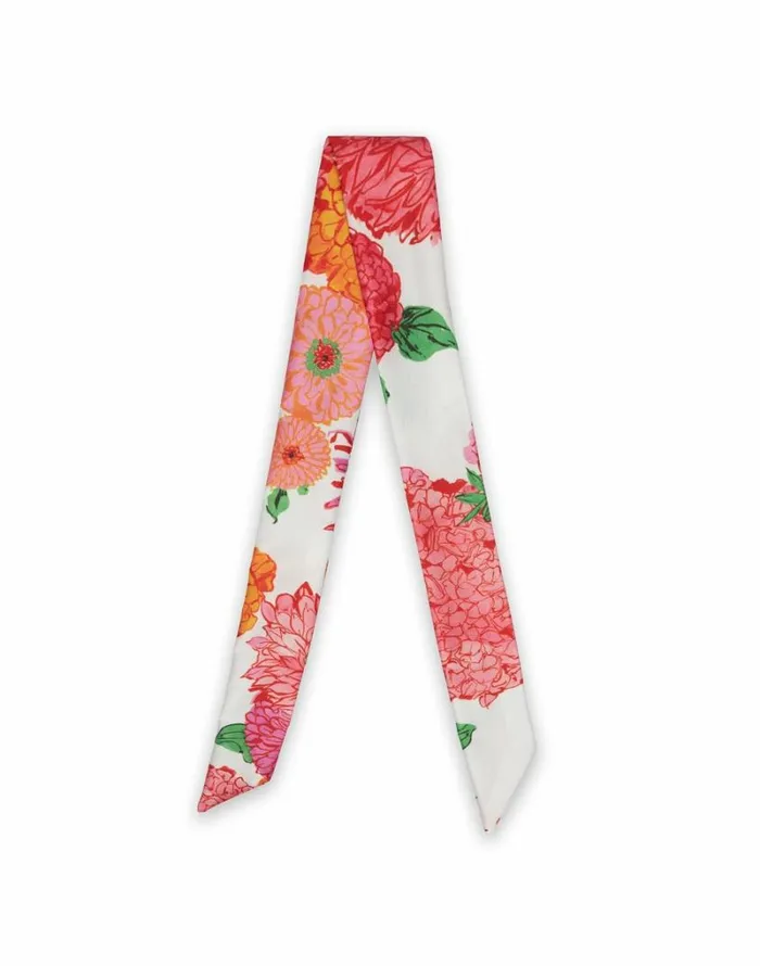 Ready To Wear Foulards and Scarves La Double J Slim Scarf Gin White