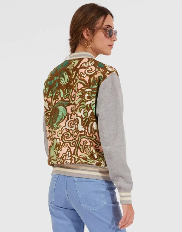 Ready To Wear Outerwear La Double J Varsity Bomber Anemone Pink Ready To Wear Outerwear La Double J Varsity Bomber Anemone Pink
