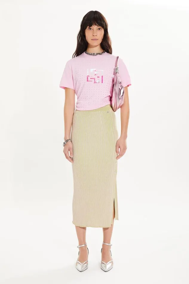 Readytowear Skirts Sonia Rykiel Ribbed Midi Skirt