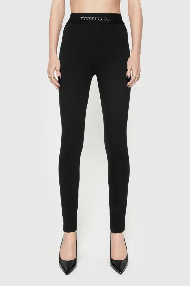Rebecca Minkoff Bottoms Sienna Chain Embellished Legging True Black 8211 Clothing Rebecca Minkoff Bottoms Sienna Chain Embellished Legging True Black 8211 Clothing