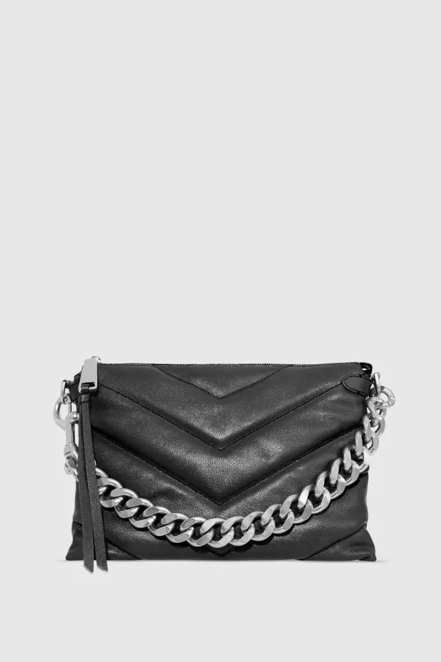 Rebecca Minkoff Crossbody Bags Edie Maxi Crossbody Blackpalladium 8211 Handbags