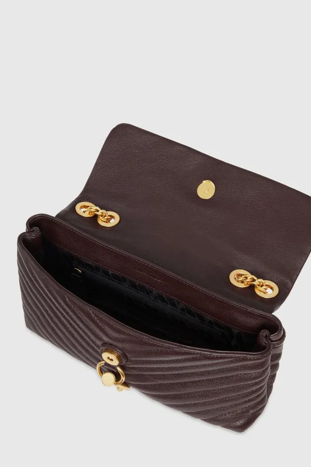 Rebecca Minkoff Crossbody Bags Edie Medium Crossbody Cigaroantique Brass 8211 Handbags