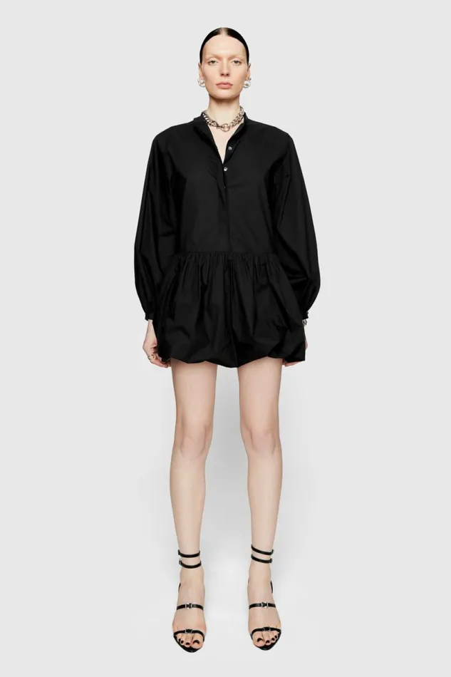 Rebecca Minkoff Dresses Chelsea Poplin Shirtdress True Black 8211 Clothing