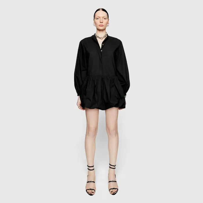 Rebecca Minkoff Dresses Chelsea Poplin Shirtdress True Black 8211 Clothing