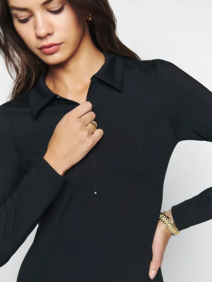 Reformation Dresses Desirae Ecostretch Dress Black 8211 Women Reformation Dresses Desirae Ecostretch Dress Black 8211 Women