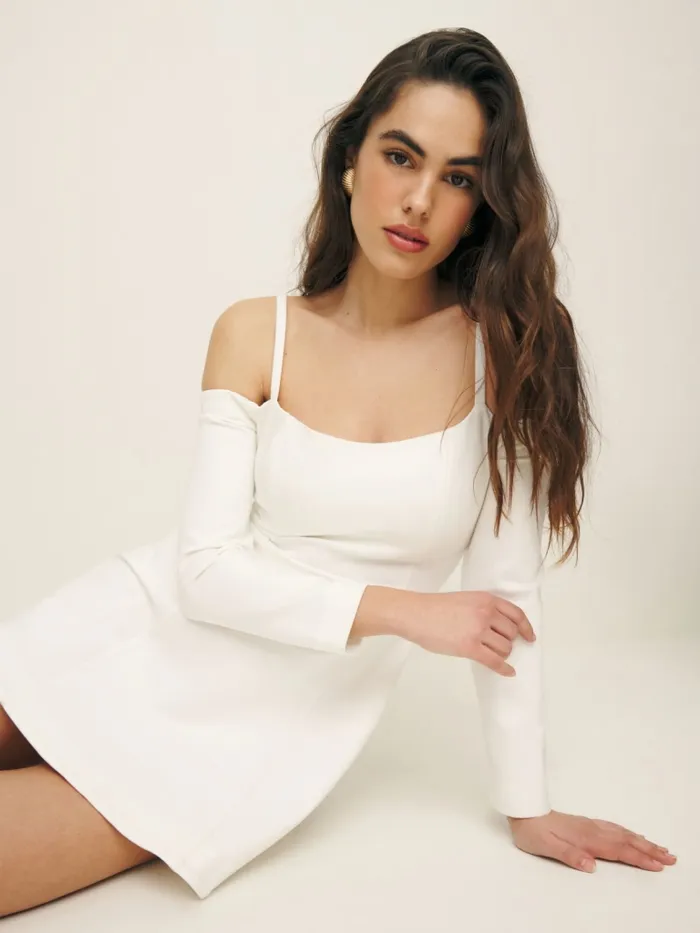 Reformation Dresses Donatella Knit Dress White 8211 Women