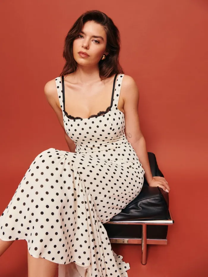 Reformation Dresses Irisa Dress Portofino 8211 Women