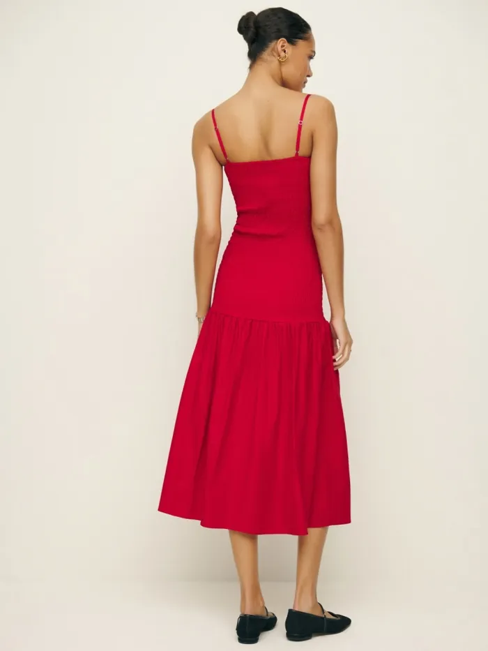 Reformation Dresses Leilah Dress Lipstick 8211 Women Reformation Dresses Leilah Dress Lipstick 8211 Women