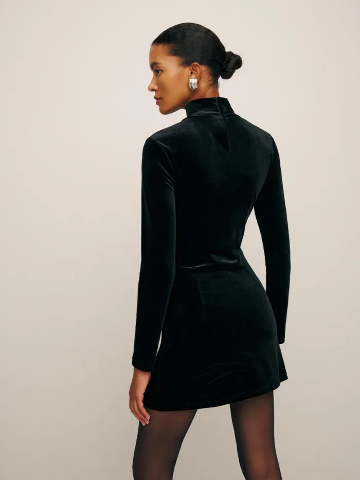 Reformation Dresses Libra Knit Dress Black Velvet 8211 Women Reformation Dresses Libra Knit Dress Black Velvet 8211 Women