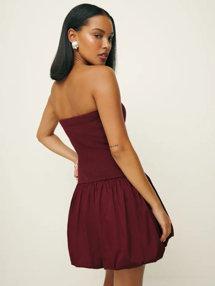 Reformation Dresses Margot Cotton Mini Dress Chianti 8211 Women Reformation Dresses Margot Cotton Mini Dress Chianti 8211 Women