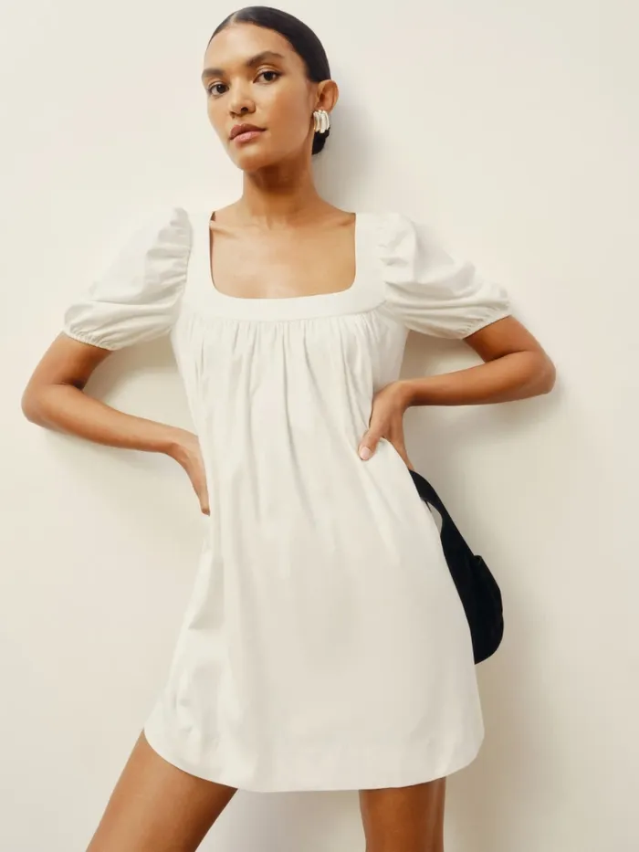 Reformation Dresses Nissa Dress White 8211 Women Reformation Dresses Nissa Dress White 8211 Women