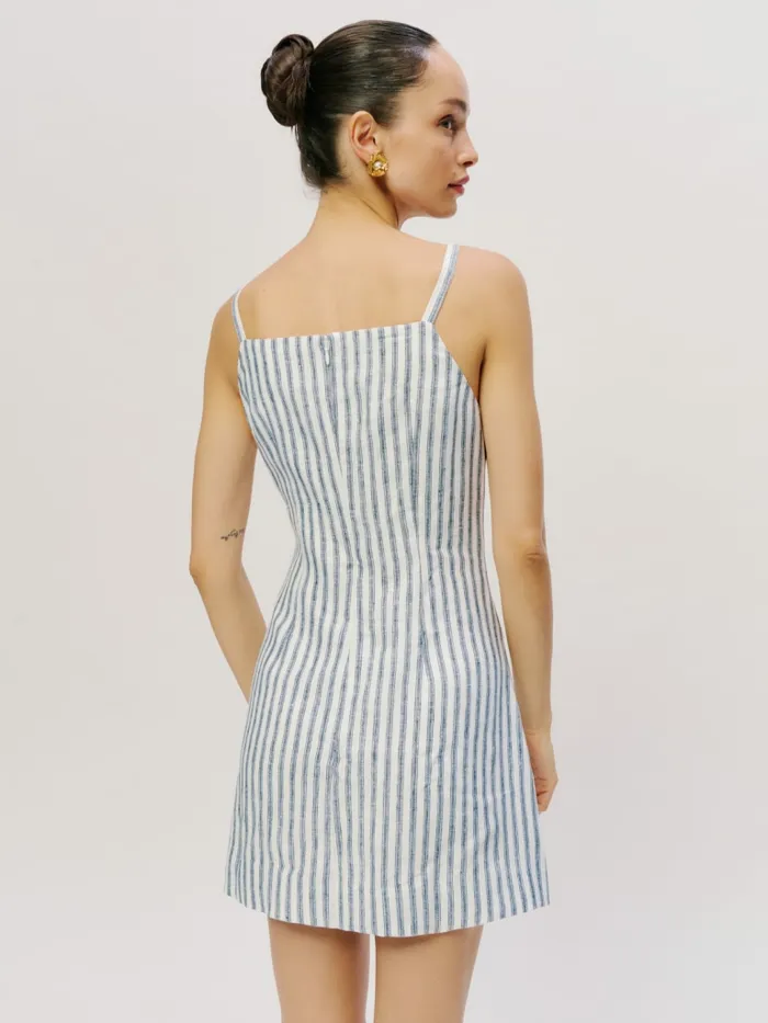 Reformation Dresses Phillipa Linen Dress Antibes Stripe 8211 Women Reformation Dresses Phillipa Linen Dress Antibes Stripe 8211 Women