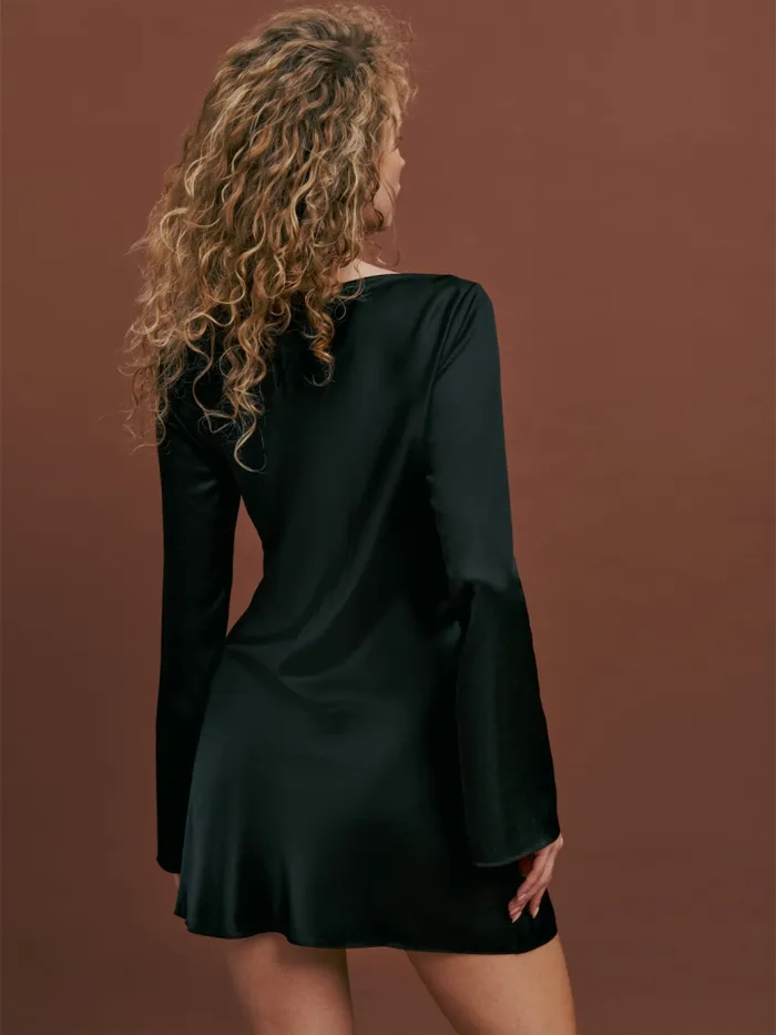 Reformation Dresses Pike Satin Dress Black 8211 Women Reformation Dresses Pike Satin Dress Black 8211 Women