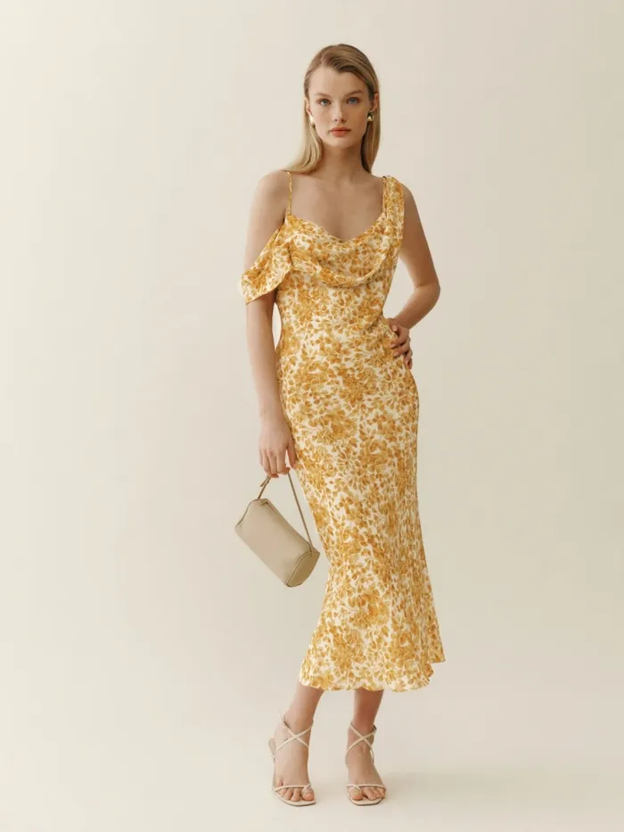 Reformation Dresses Reya Dress Goldfinch 8211 Women
