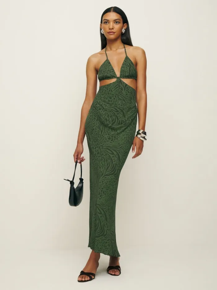Reformation Dresses Romona Dress Jungle 8211 Women Reformation Dresses Romona Dress Jungle 8211 Women
