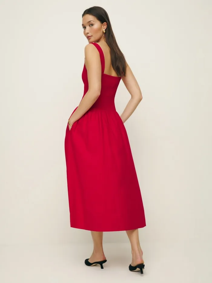 Reformation Dresses Sariah Dress Cherry 8211 Women Reformation Dresses Sariah Dress Cherry 8211 Women
