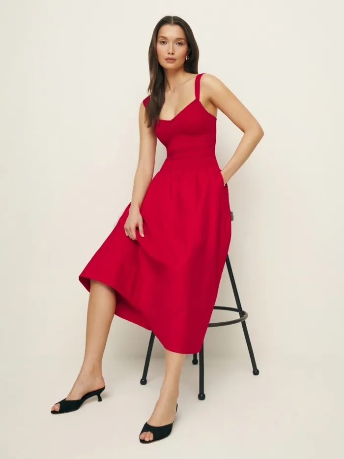 Reformation Dresses Sariah Dress Cherry 8211 Women Reformation Dresses Sariah Dress Cherry 8211 Women