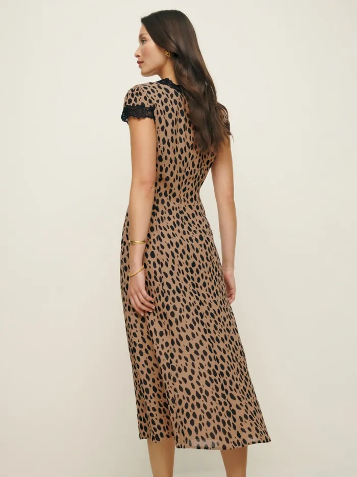 Reformation Dresses Tiffie Dress Bobcat 8211 Women Reformation Dresses Tiffie Dress Bobcat 8211 Women