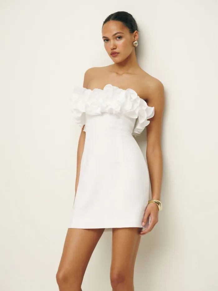 Reformation Dresses Tracy Linen Dress White 8211 Women Reformation Dresses Tracy Linen Dress White 8211 Women