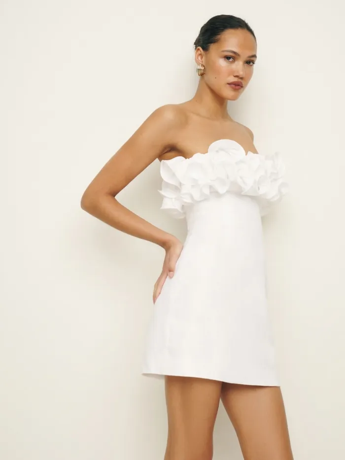 Reformation Dresses Tracy Linen Dress White 8211 Women Reformation Dresses Tracy Linen Dress White 8211 Women
