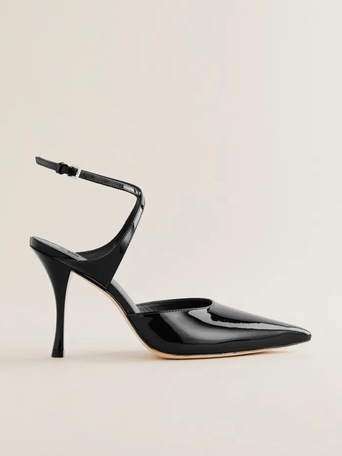 Reformation Heels Pippa Pump Black Patent 8211 Women Reformation Heels Pippa Pump Black Patent 8211 Women