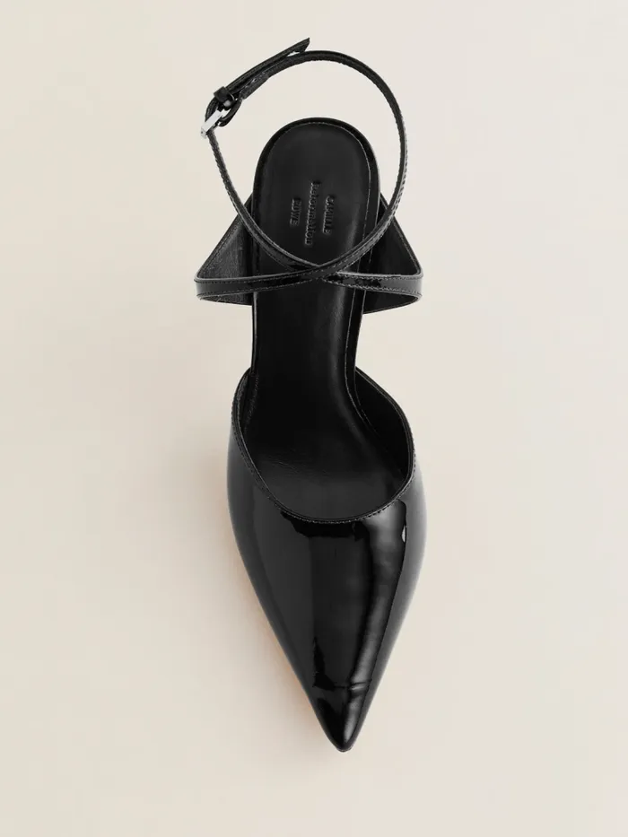 Reformation Heels Pippa Pump Black Patent 8211 Women Reformation Heels Pippa Pump Black Patent 8211 Women