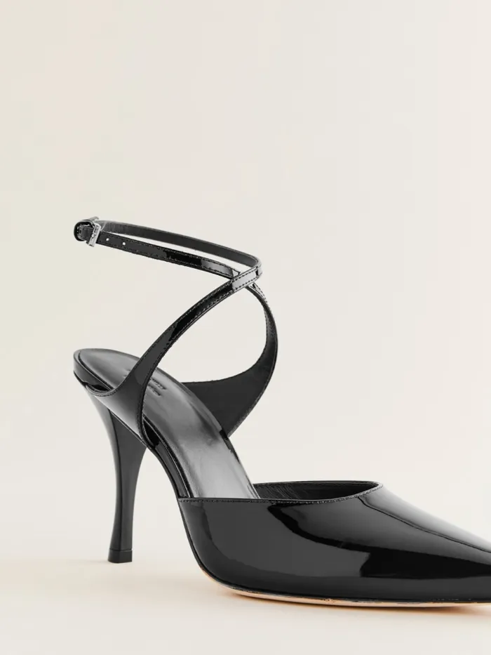 Reformation Heels Pippa Pump Black Patent 8211 Women Reformation Heels Pippa Pump Black Patent 8211 Women