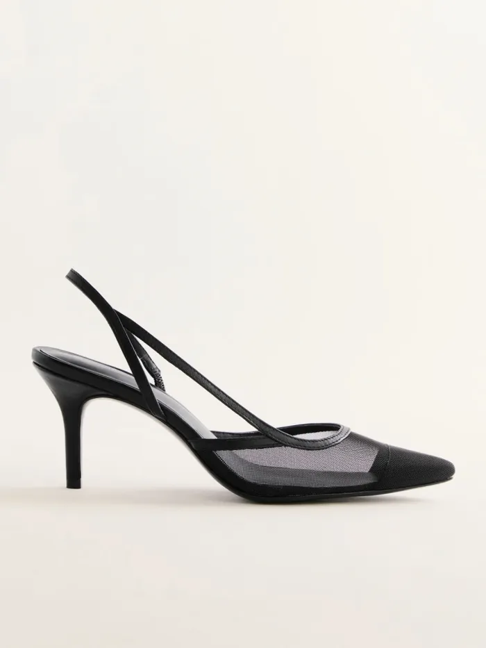 Reformation Heels Whitnee Slingback Heels Black 8211 Women