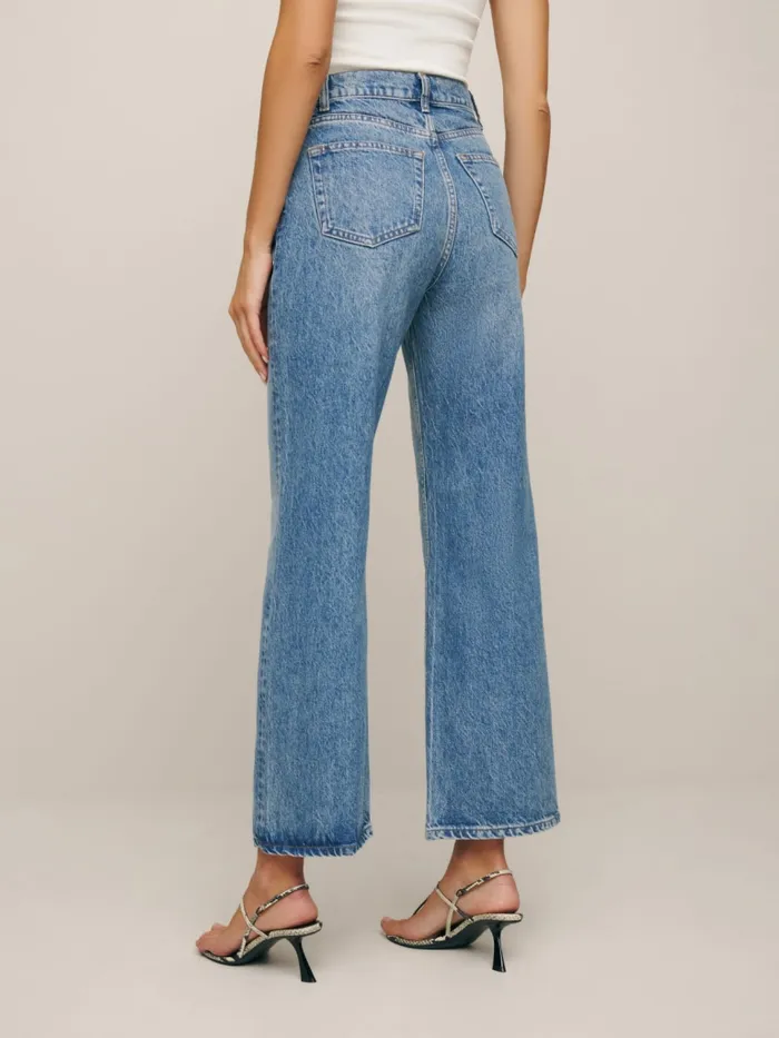 Reformation Jeans Gemma High Rise Crossover Wide Leg Jeans Colorado 8211 Women Reformation Jeans Gemma High Rise Crossover Wide Leg Jeans Colorado 8211 Women