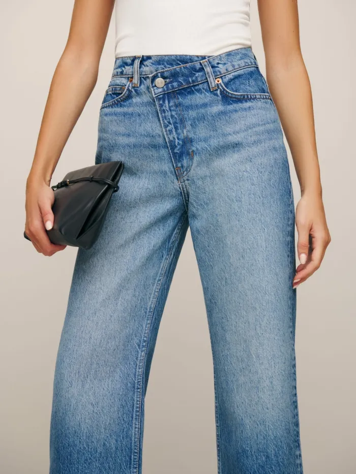 Reformation Jeans Gemma High Rise Crossover Wide Leg Jeans Colorado 8211 Women Reformation Jeans Gemma High Rise Crossover Wide Leg Jeans Colorado 8211 Women