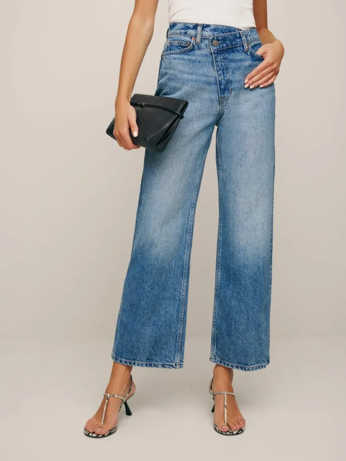 Reformation Jeans Gemma High Rise Crossover Wide Leg Jeans Colorado 8211 Women Reformation Jeans Gemma High Rise Crossover Wide Leg Jeans Colorado 8211 Women